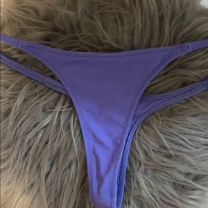 White Fox Purple Swim Bottoms